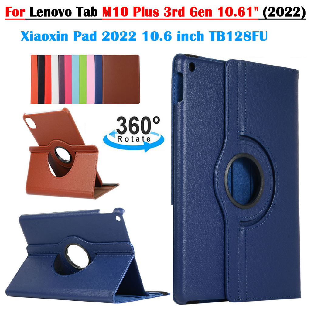 For Lenovo Tab M10 Plus 3rd TB125FU 10.6 Tablet Case Cover With Keyboard  Mouse