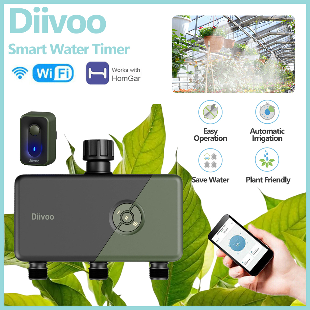 Water Timer Wifi Automatic Drip Irrigation Controller Smart Water Valve