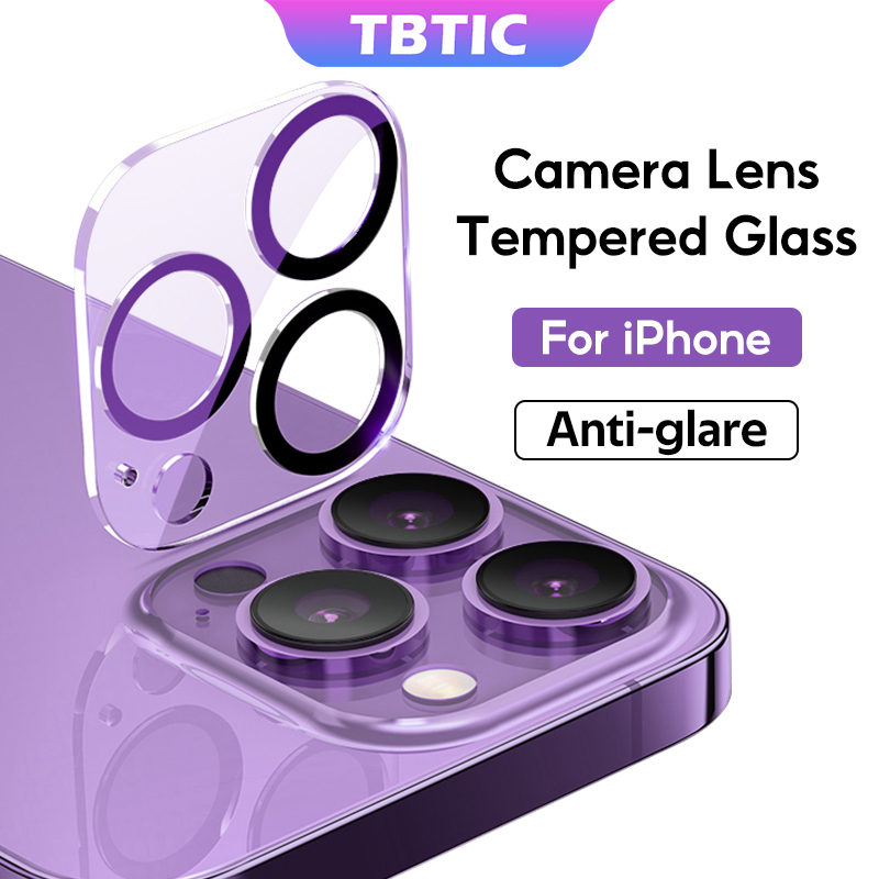 TBTIC Screen Printing Lens Camera Tempered Glass For Iphone 16 15 14 13 ...
