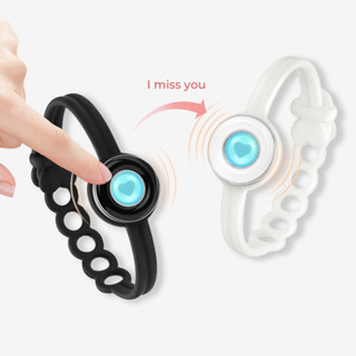 Long Distance Touch Bracelets for Couples, Vibration & Light up