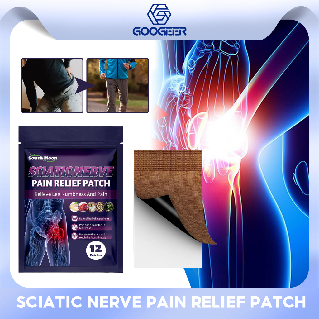 South Moon Sciatic Nerve Pain Relief Patch Buttocks Pain Piriformis Hip
