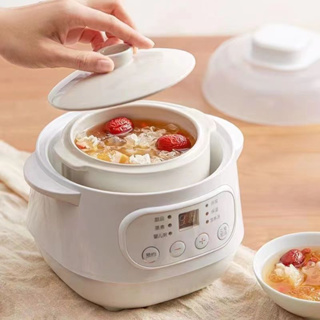 Ceramic slow cooker mini small household automatic 1-2 people health soup  pot multi-functional BB porridge kitchen appliances - AliExpress