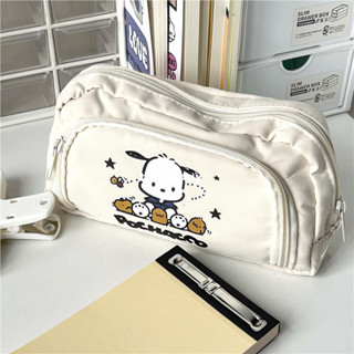 Sanrio Characters Double Compartment Pencil Case Pochacco