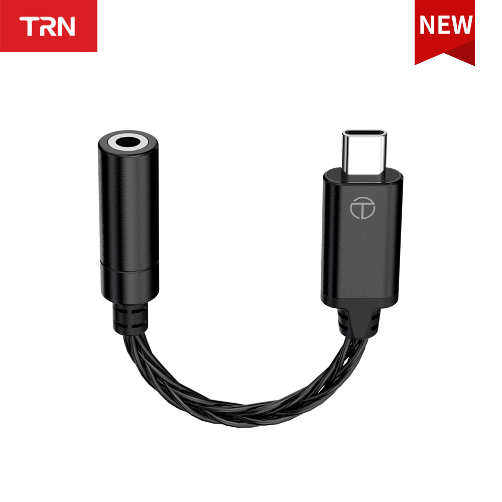 TRN TE DAC AMP Adapter Type-C To 3.5mm Audio Cables HD Lossless Line ...
