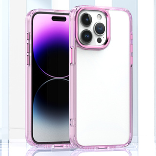 LMING Compatible with iPhone 13 Pro Case for Women,Square Phone Case Candy  Color Cute Soft TPU Shockproof Edge Bumper Full Camera Lens Aesthetics