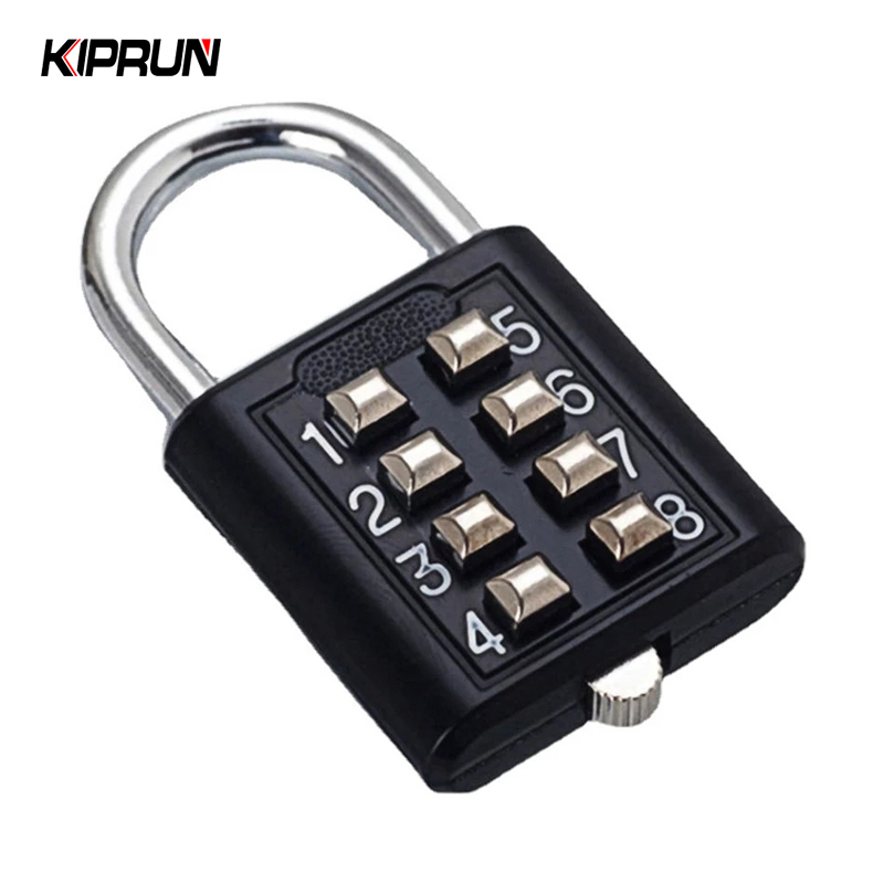 KIPRUN 8 Digits Password Code Combination Padlock Zinc Alloy Suitcase ...
