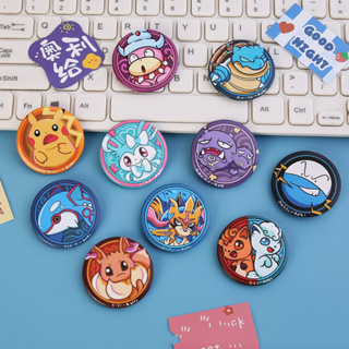 Pokémon Cartoon Metal Badge Anime Figures Pikachu Charizard Mega X Y  Fashion Jewelry Accessories Brooches Toys Enamel Lapel Pins