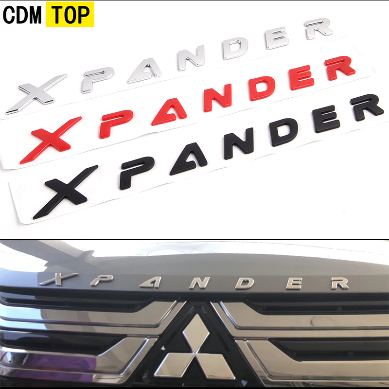 Emblem Mitsubishi Xpander Logo logo Wording Car 2023 Xpander Stickers black red