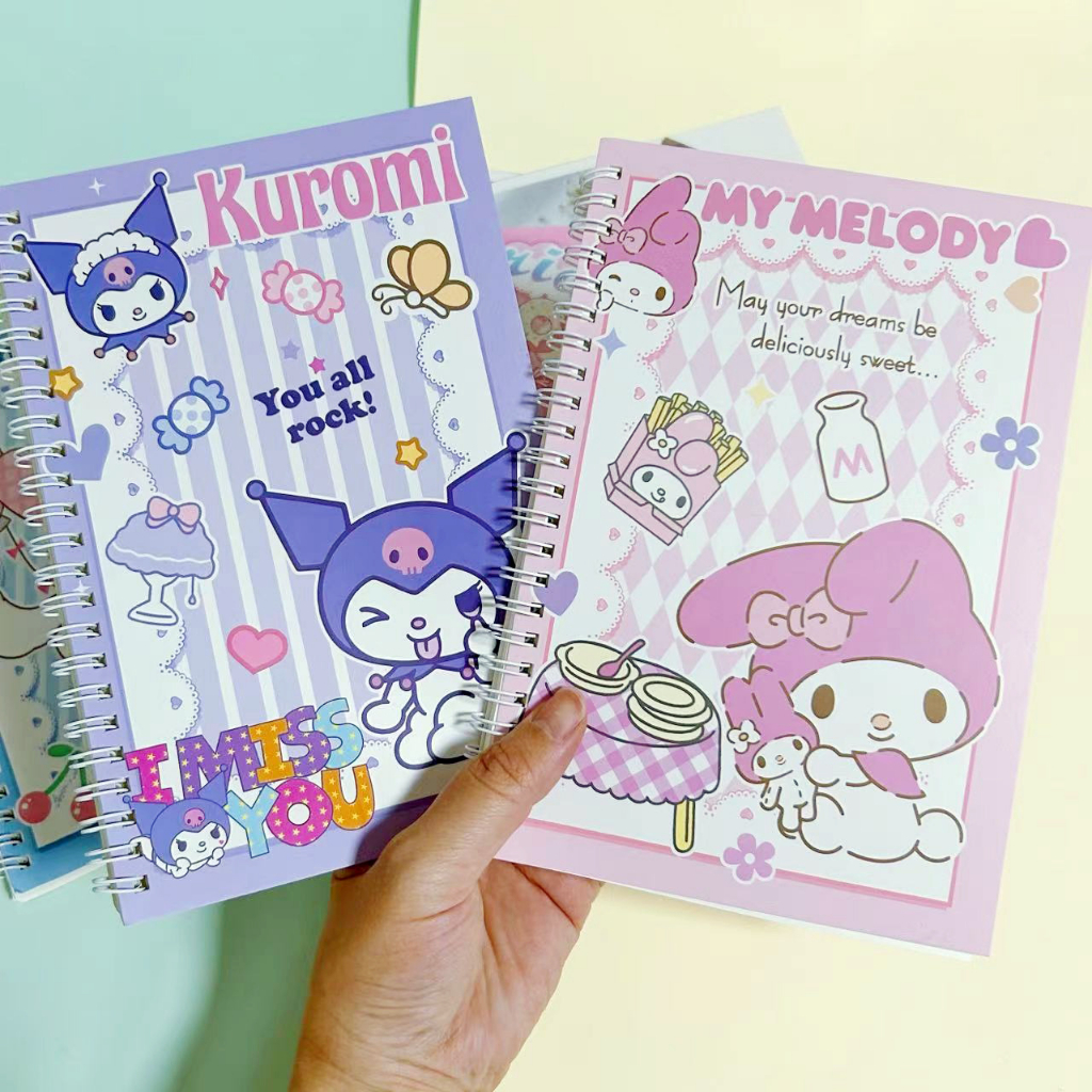 Sanrio Kuromi My Melody Cinnamoroll A5 Coil Book Book Primary School ...