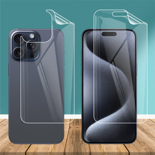 2Pcs Back Screen Protector Film For iPhone 15 Pro Max Hydrogel Film Not  Glass