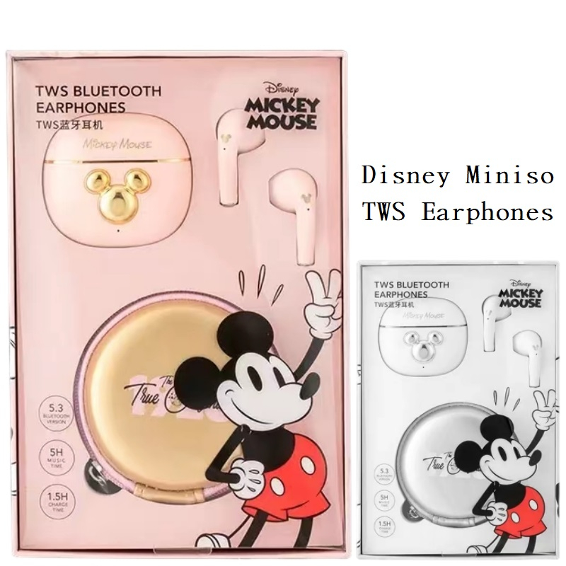 Disney Miniso Wireless Bluetooth TWS Ear Buds Bud Noise Cancelling