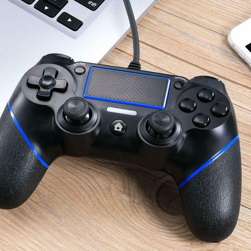 USB 1.5M Wired Vibration Game Controller Gamepads for Playstation 4 PS4 ...
