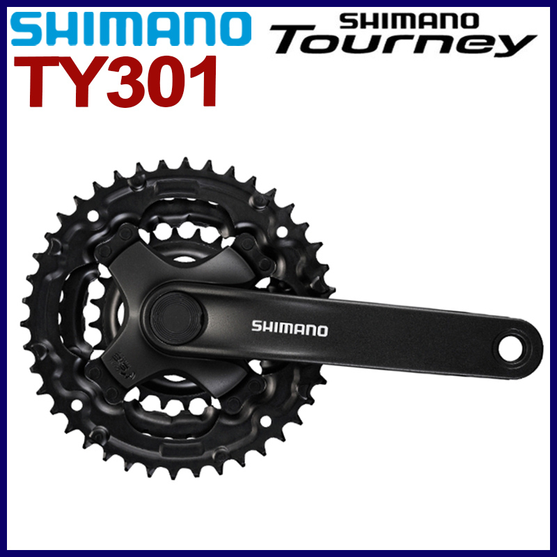 Shimano Tourney FC-TY301 Bike Cranset MTB Square Hole Crankset FC-TY301 ...