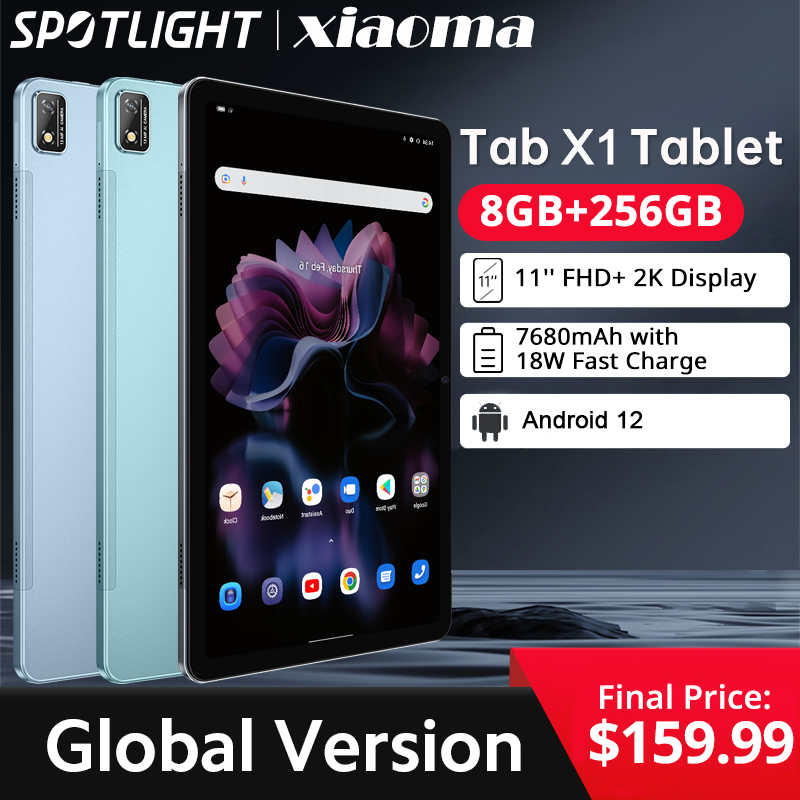 【World Premiere】XIAOMA Tab X1 Tablet Android 8GB+256GB 11''2k FHD+
