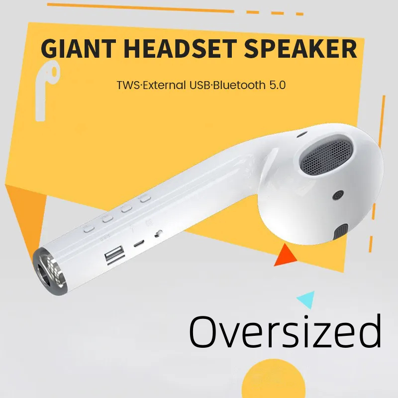 Giant earphone online speaker