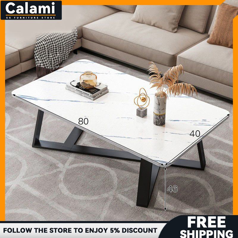 Nordic Coffee Table Woodbased Pattern Coffee Table Living Room Simple