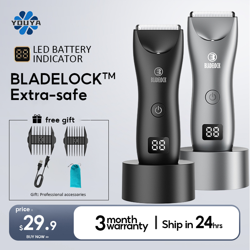 Groin Trimmer Shaver for Man Private Grooming Safe Ceramic Blades