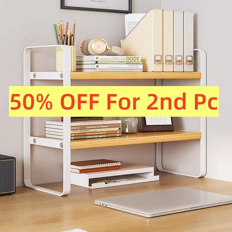 【SG Seller】Desktop Organiser Shelf Office Desktop Storage Rack Student