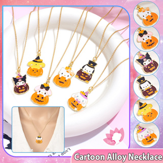  Hello Kitty My Melody Kuromi Pumpkins Halloween T-Shirt :  Clothing, Shoes & Jewelry