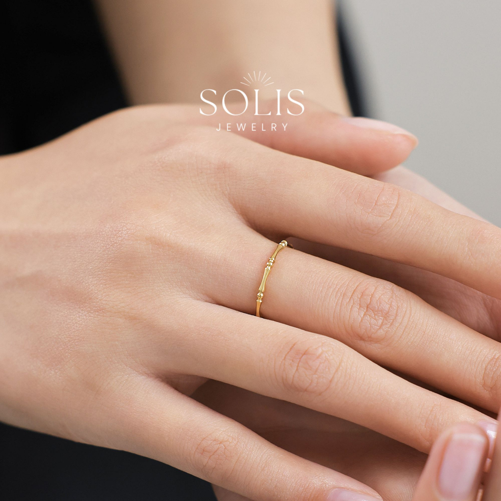 Gold plated sale stainless steel ring