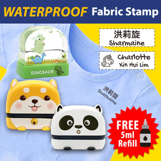 Children's Name Seal Custom Student's Name Stamp Kindergarten Clothes  Waterproof Name Sticker Kawaii Montessori Stamp Gift - Realistic Reborn  Dolls for Sale