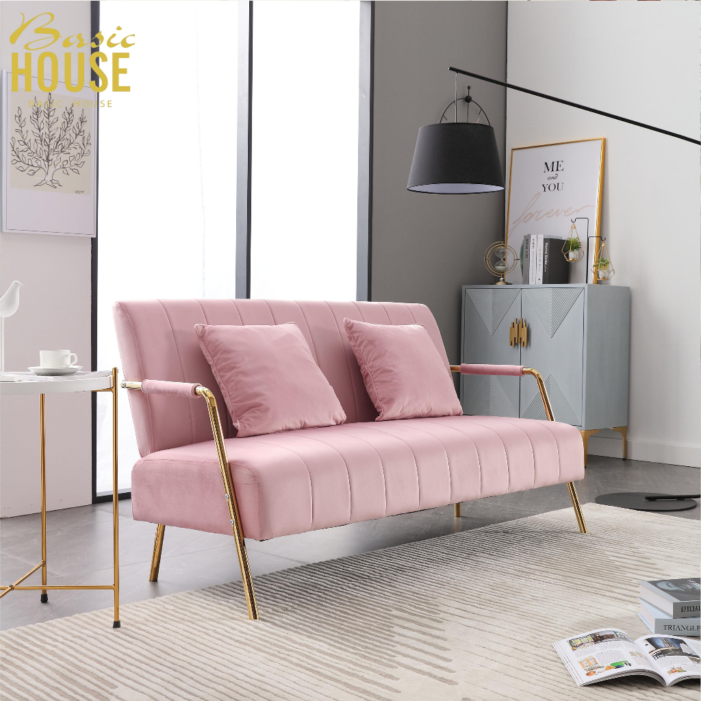 BASIC HOUSE Ready Stocks Designer Nordic Sofa Single 2 Seater Sofa Home