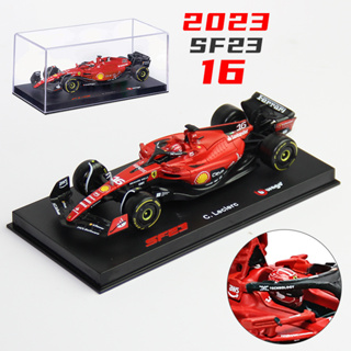 Bburago 2023 New 1:18 SF23#16 Alloy Racing Car for Ferrari 1/18 F1 SF23#16  Leclerc Diecast Model Car Display Ornaments Collection Gift