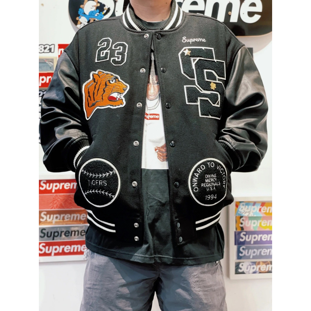 WEB限定】 Supreme Tiger Varsity Jacket 