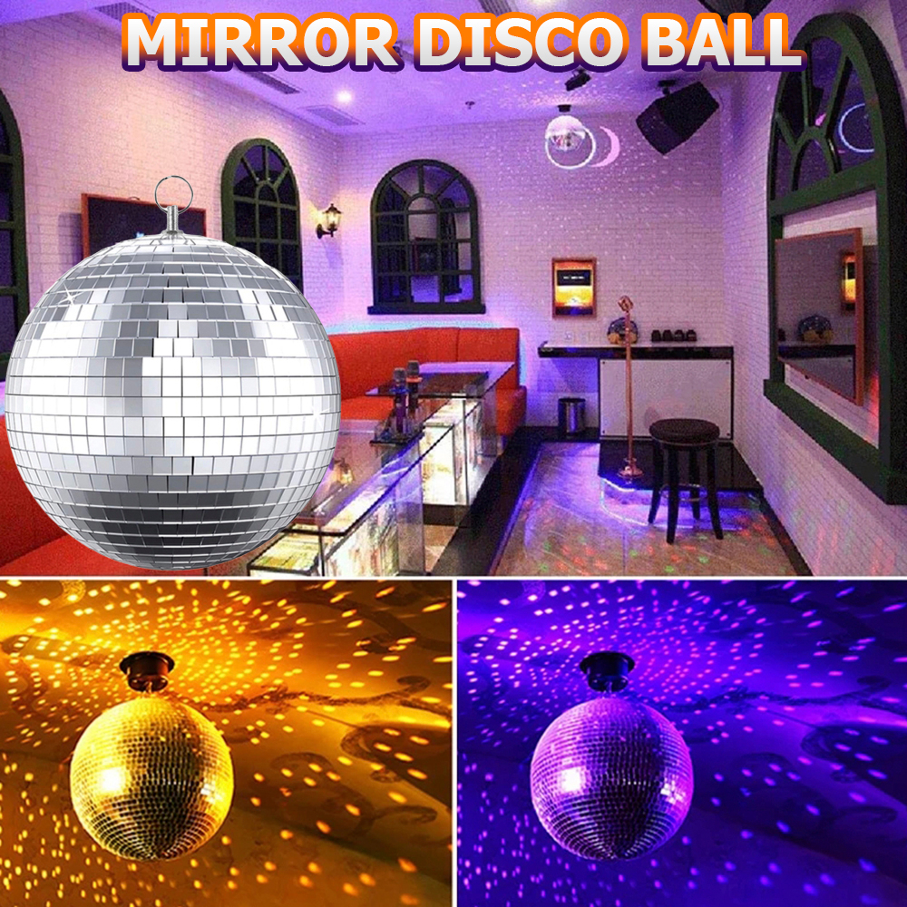 Glass Mirror Balls Reflective Glass Rotating Mirror Ball Hanging Mirror