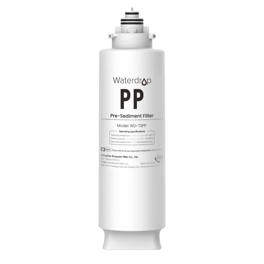 Waterdrop TSPP Under Sink Sediment Water Filter, Replacement TSUW 3