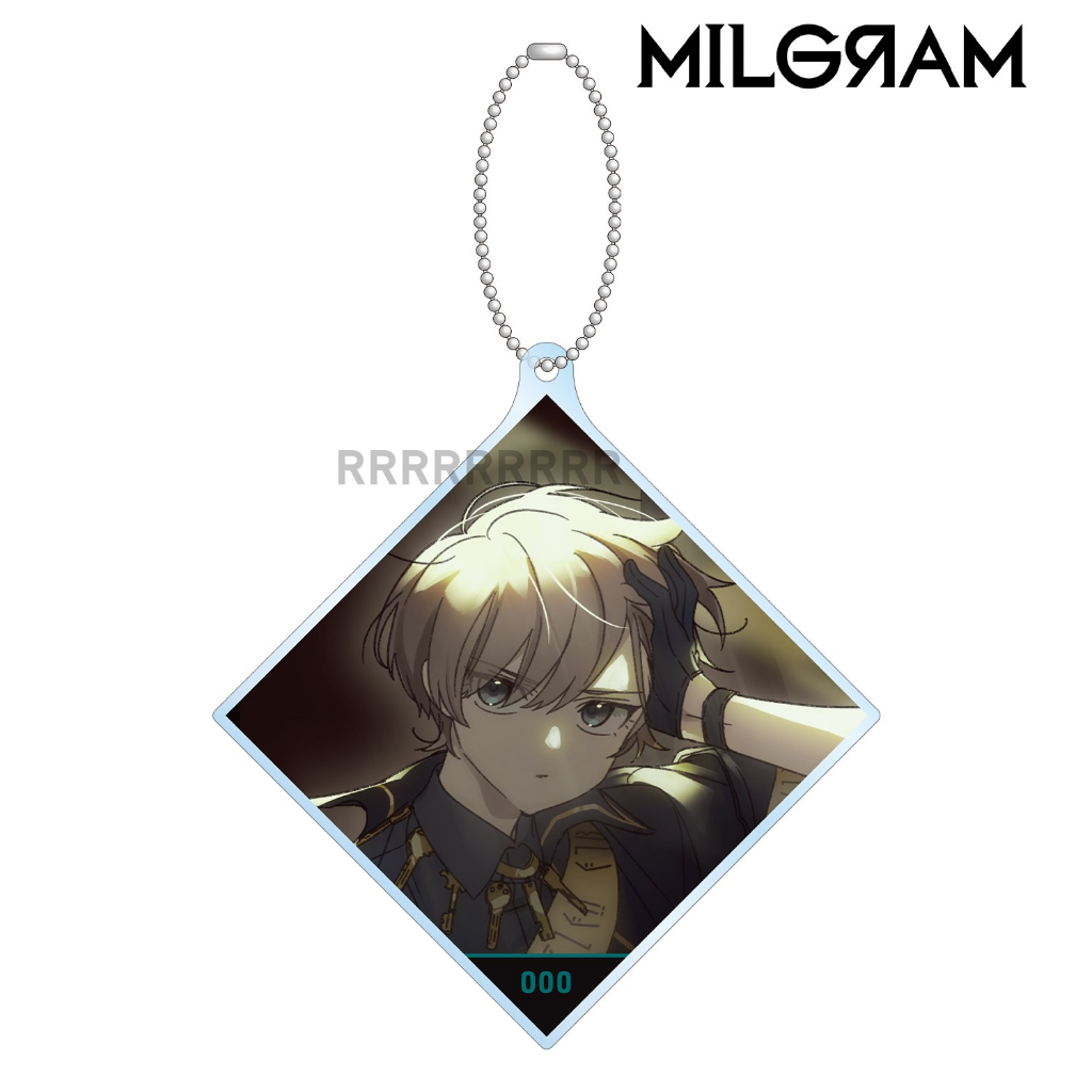 Hot Anime MILGRAM Q Version Acrylic Keychain MILGЯAM Haruka