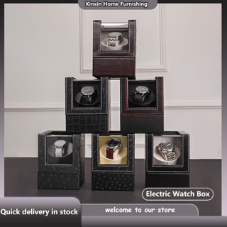 Electric watch winder online box