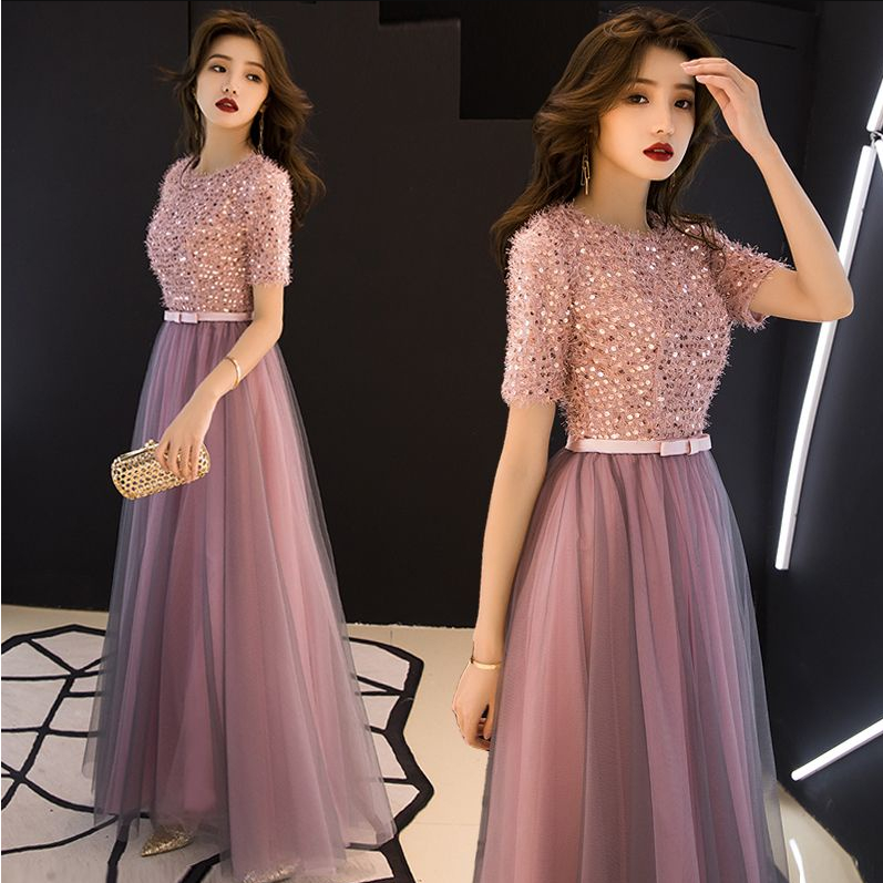 Banquet Evening Dress Women 2023 Long Style Elegant Celebrity Slim and ...