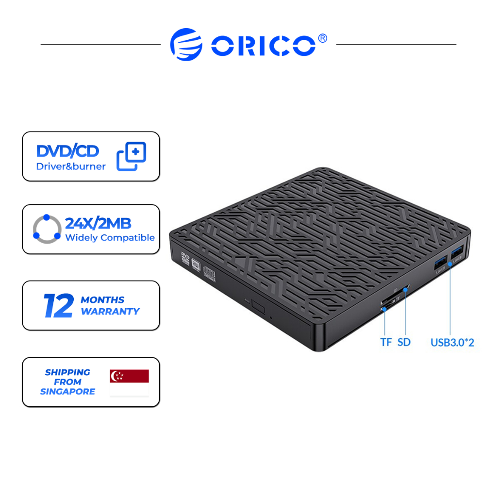 ORICO External DVD Drive CD Burner Player Optical Drives with USB3.0