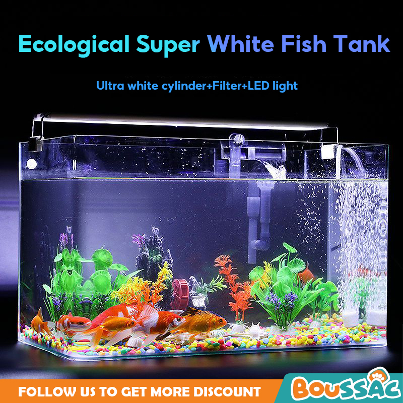 Aquarium Tank Gifts New Building Block Ornamental Betta Fish Tank