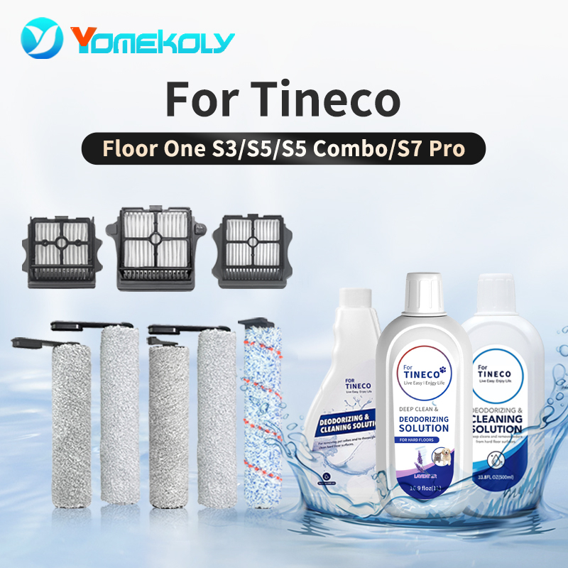 Tubo di riparazione per Tineco per Floor ONE S3/S5/S6/S7, 2 tubi di ricambio con cacciavite e spazzola di pulizia per un uso efficiente