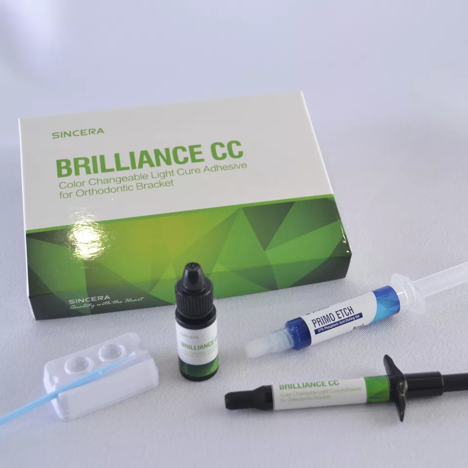 Light-curing adhesives are used to bond bracket green gel sets | Shopee ...