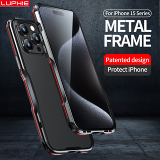 Luphie Safe Lock iPhone 14 Pro Max Metal Bumper