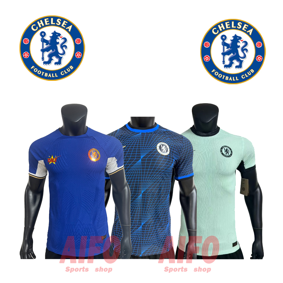 Player version 2022-23 Chelsea Black Thailand Soccer Jersey AAA