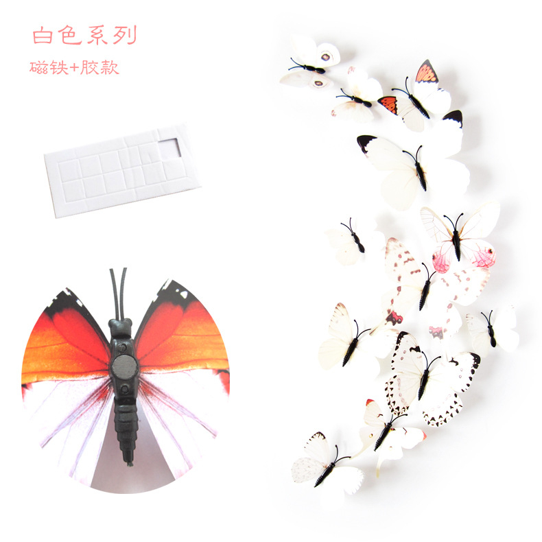 Butterfly Wall Decor 12 PCS 3D Butterflies Stickers for Party