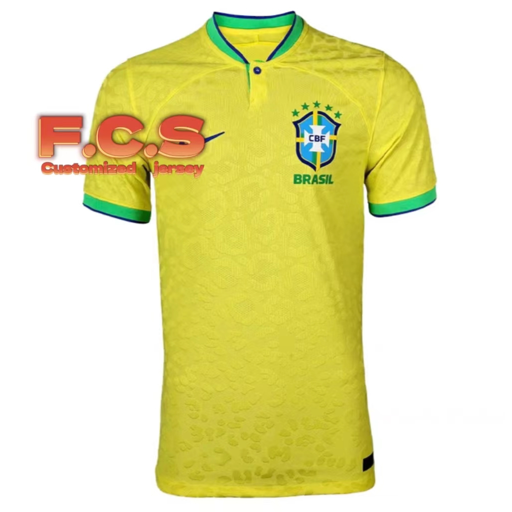 Brazil Retro Jersey World Cup Y2K Customisable 