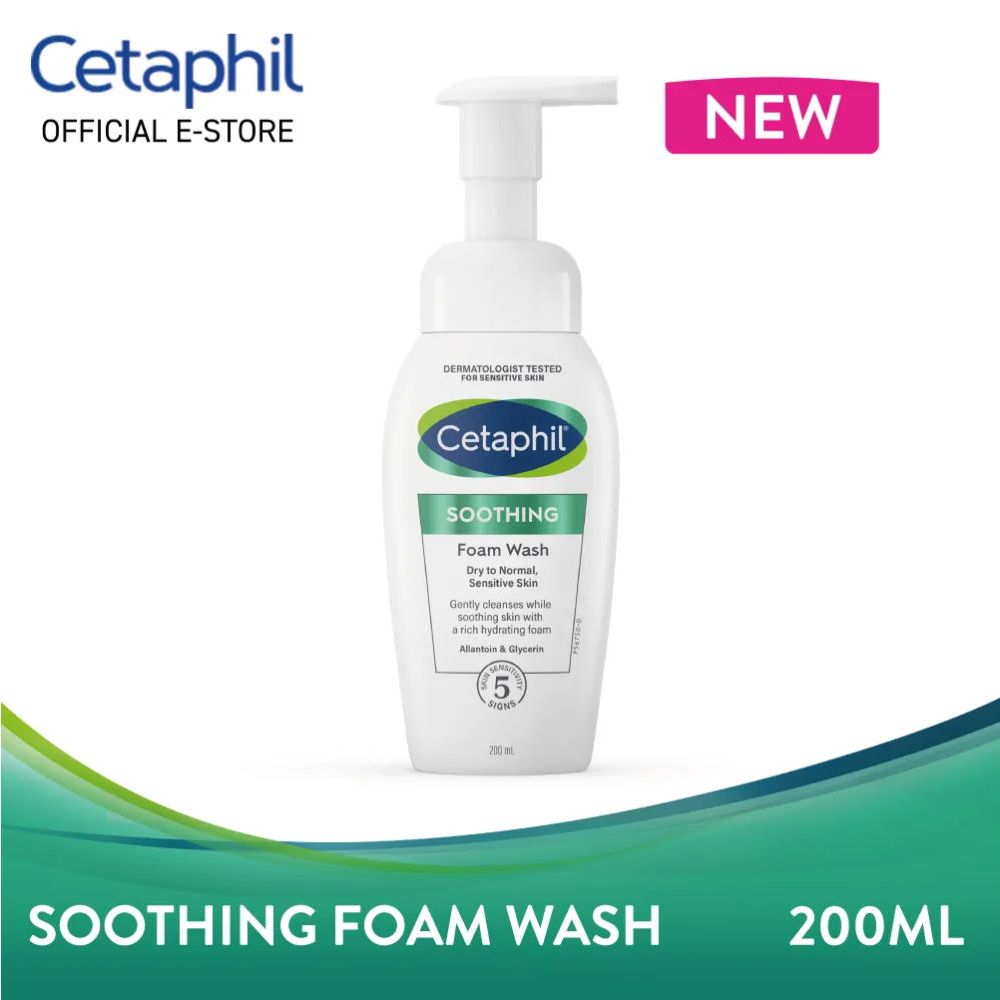 【Latest production date】Cetaphil Cleanser Soothing Foam Face Wash Daily