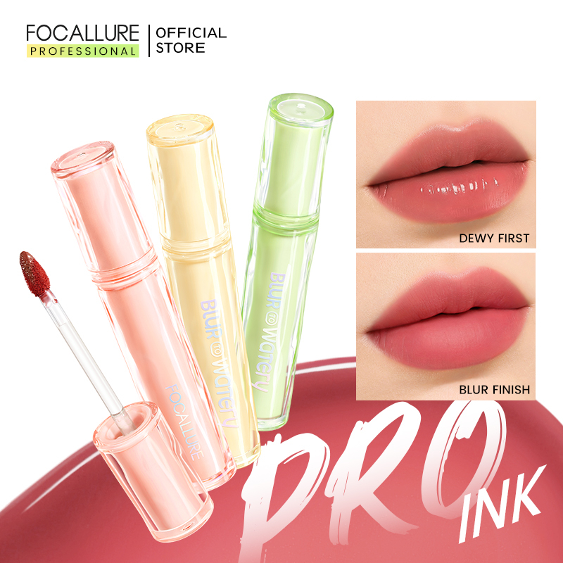 Focallure Pro Ink Watery To Blur Lasting Lip Tint Long Wear Moisture