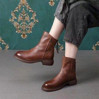 Genuine leather boots on sale womens