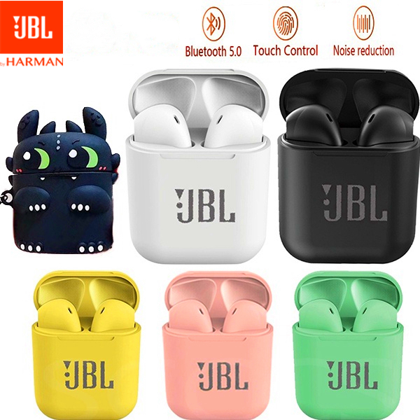 Inpods 12 TWS Wireless Earphone Bluetooth 5.0 HIFI Macaron Sport