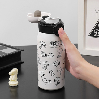 Snoopy Stainless Steel Water Bottle Kids Thermo Cup Winter Children Vacuum  Insulation Cup Baby Water Cup