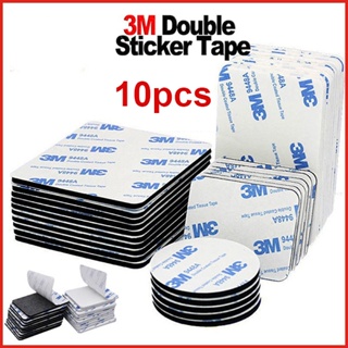 Double Sided Adhesive Pads, 60pcs Foam Tape Pads with 3M Adhesive, Sticky  Self-Adhesive Pads Replacement Mounting Tape for Picture, Car, Home, Office