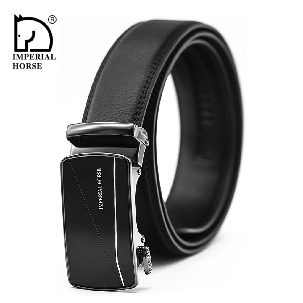 Genuine Leather Ratchet Belt-Secure Locking Click - The Premium Gift for Men