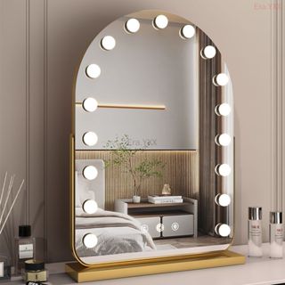 Bulb mirror dressing sales table