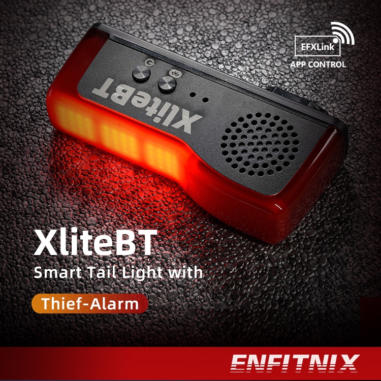 Enfitnix XliteBT Warning Light Bicycle Brake Warning Light Ultra Bright ...